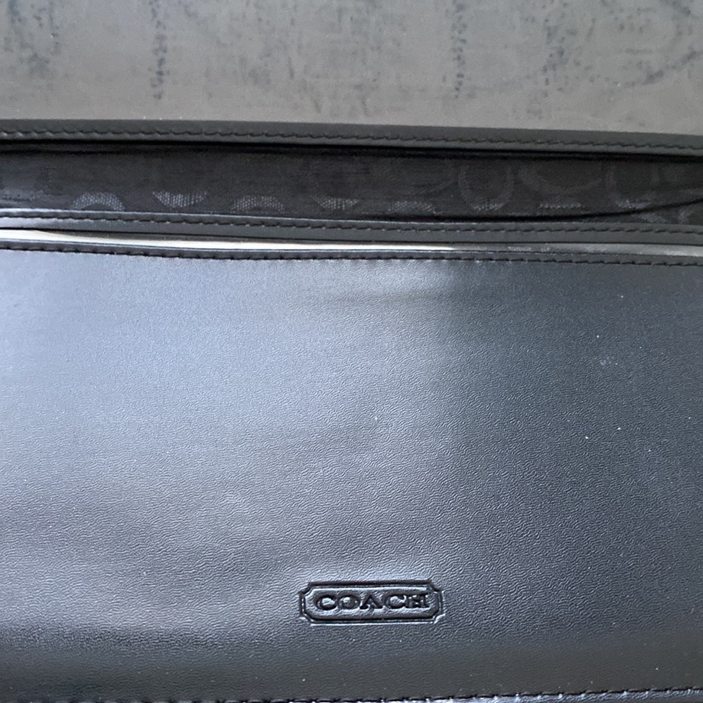 SALE❗️💝COACH Wallet in Signature Canvas with checkbook holder💝 - Picture 14 of 14